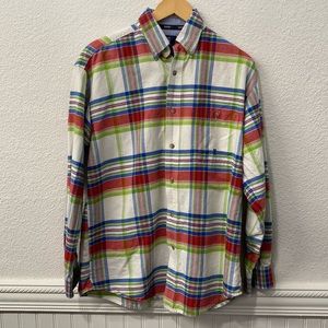 Wrangler Twenty X 20X plaid shirt 100% size M